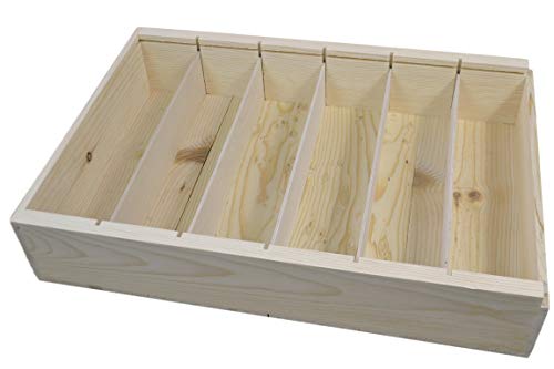 Six-Bottle Slide-Top Wine Storage Box