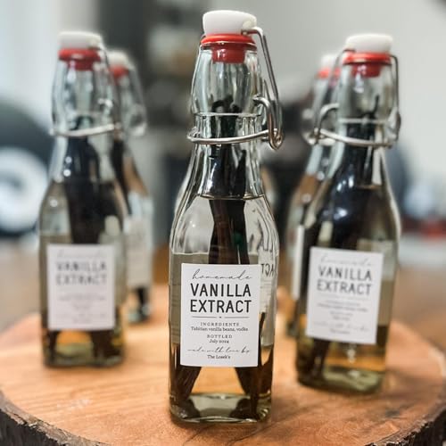 Personalized Homemade Vanilla Extract Labels - Set of 18
