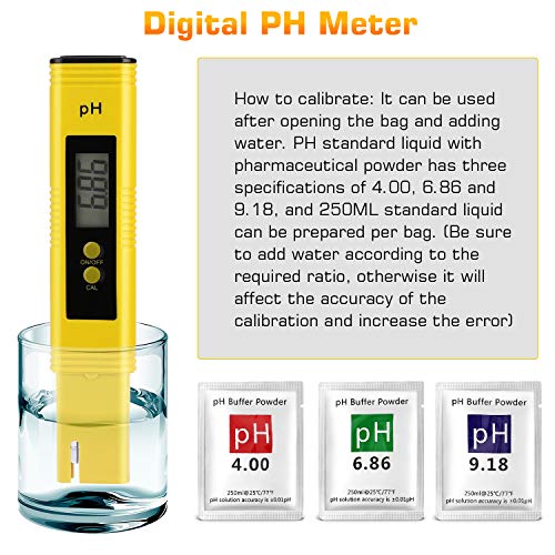 Digital PH Meter Pen for Hydroponics and Pools