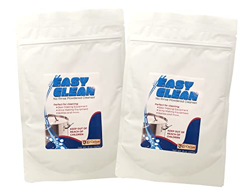 Set of 2 Easy Clean 8 oz. Jars