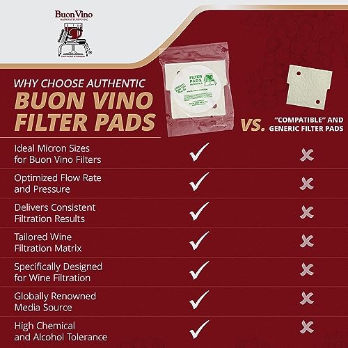 Buon Vino Super Jet Wine Filter Pads - 3 Pack