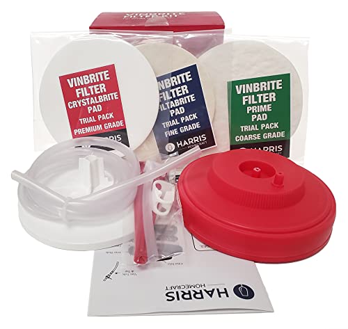 Harris Filters Balliihoo Vinbrite Wine Filtering Kit