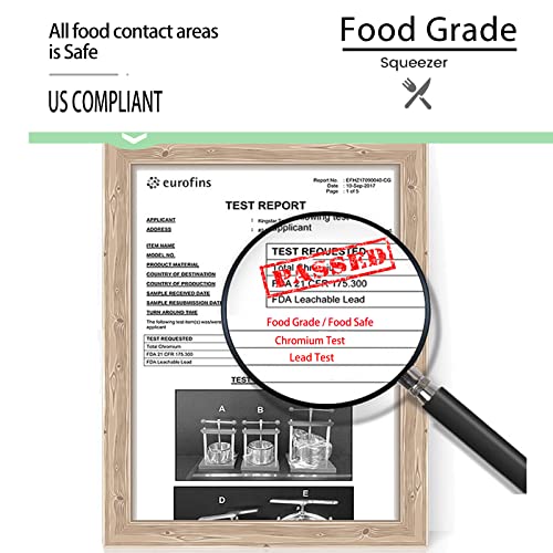 EJWOX Stainless Steel Manual Wine Press 0.53 Gal