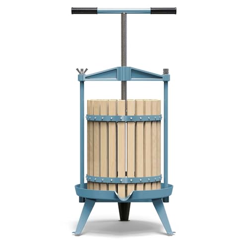 Heavy-Duty Wooden Fruit and Cider Press