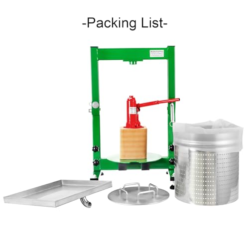 Stainless Steel 20L Fruit Press with Apple Grinder