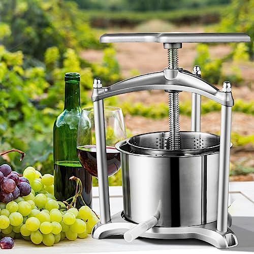 VEVOR Manual Fruit Wine Press - 1.6 Gallon