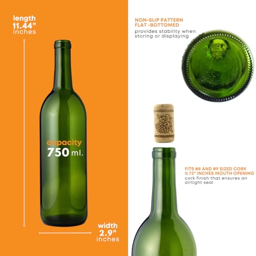 FastRack W5 Bordeaux 750ml Empty Wine Bottles