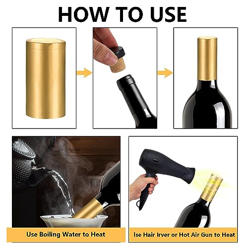 60pcs Wine Bottle Sealer Set with Corks