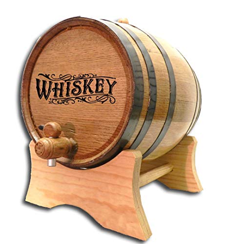1 Gallon Charred Oak Whiskey Aging Barrel Set