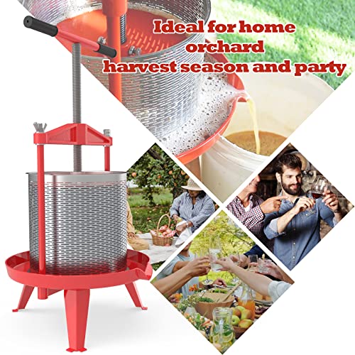 9.5L Stainless Steel Fruit and Wine Press