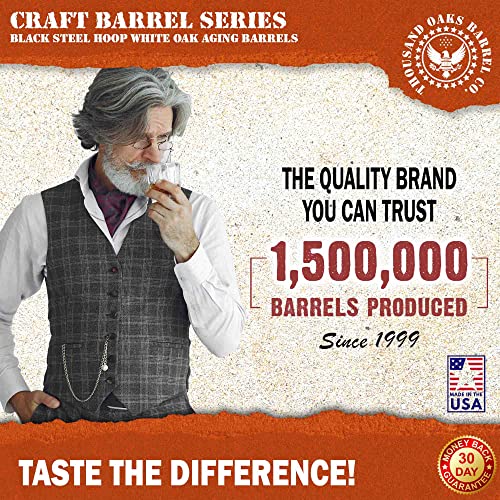 2L Oak Aging Barrel with Stand and Spigot