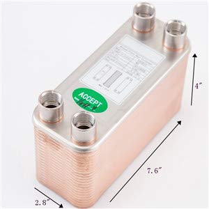 BestEquip 40 Plate 3"x7.5" Heat Exchanger