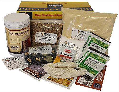 DIY American Amber Homebrew Beer Kit