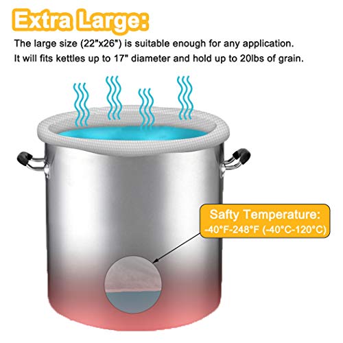 5-Pack Extra Large Reusable Brew Bags