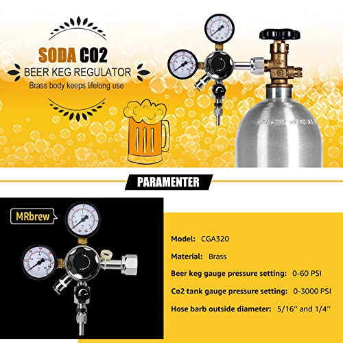 MRbrew CO2 Keg Regulator with Pressure Control