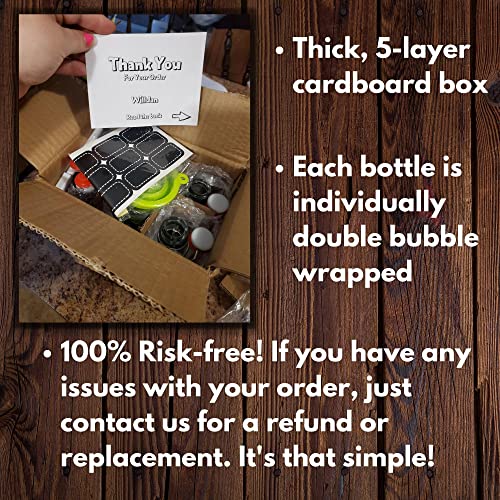 Swing Top Glass Bottles for Brewing & Storage