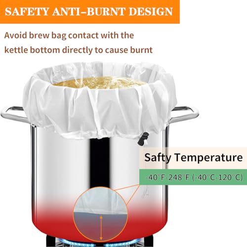 Extra Large Reusable Brew Bags - 2 Pack