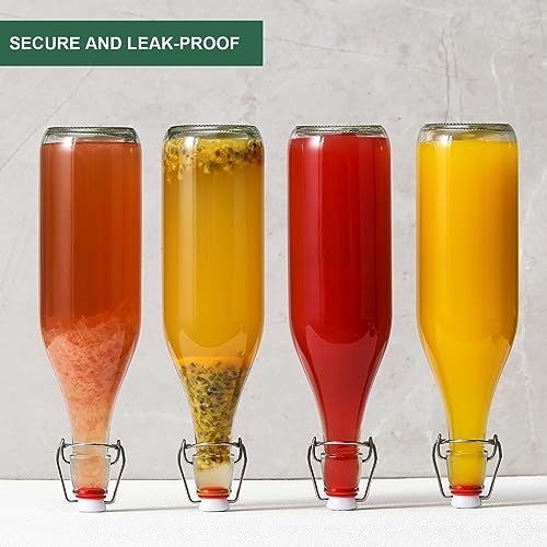 8 Pack Swing Top Glass Fermentation Bottles