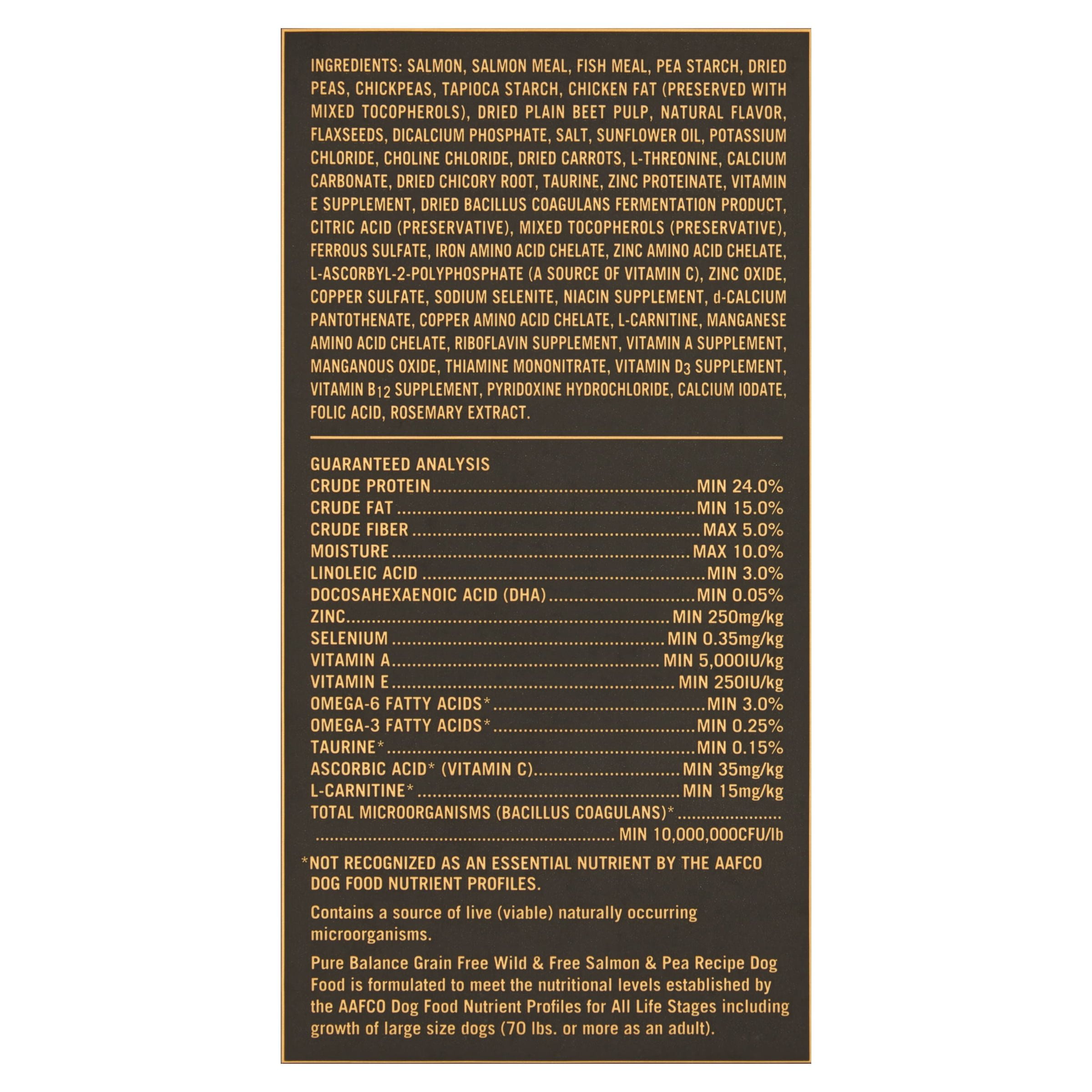 Wild & Free Salmon & Pea Dog Food, 11 lbs