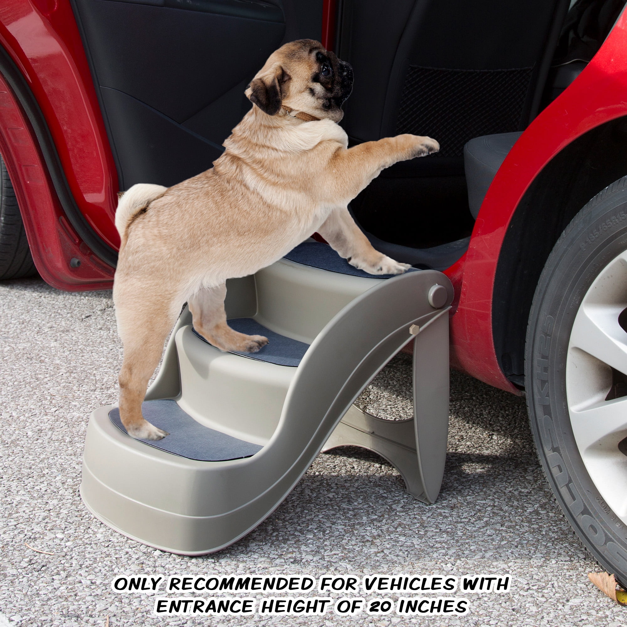 PETMAKER Foldable Non-Slip Pet Step, 14.5