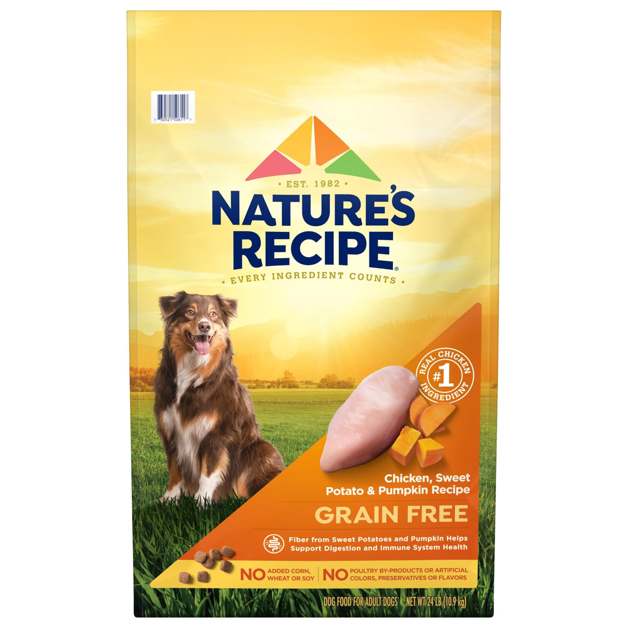 Nature's Recipe Grain-Free Chicken Dog Food 23 lbs