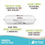 Raw Paws Frozen Venison Dog Food Rolls - 6 Pack