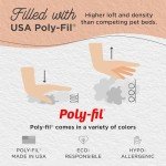 Cozy Donut Bed for Dogs and Cats, Taupe