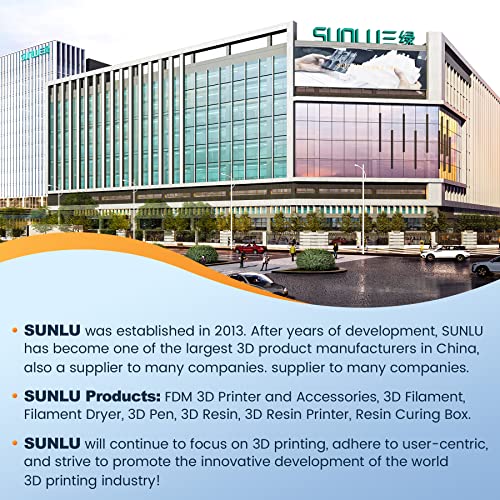 SUNLU 1.75mm PETG Filament for 3D Printing