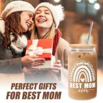 Custom Glass Cups for Mom, Perfect Gift Idea