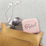 Personalized Travel Jewelry Box with Name & Heart