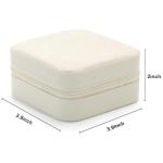 Personalized Travel Jewelry Box with Name & Heart