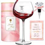 Custom Monogram Wine Glass: Unique Personalized Gift