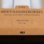 Personalized Monogrammed Handkerchiefs for Men
