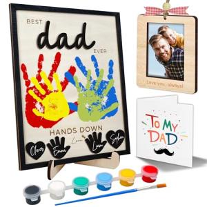 Best Dad Ever Handprint Sign DIY Kit