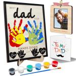 Best Dad Ever Handprint Sign DIY Kit