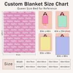 Personalized Soft Plush Throw Blanket for All Ages