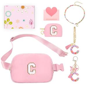 Trendy Monogrammed Fanny Pack Gift Set for Teens