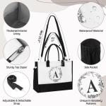 Custom Initial Tote Bags for Women & Gifts