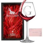 Customized Monogrammed Wine Glass for Her
