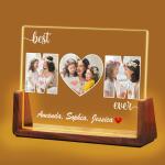 Custom Acrylic Night Light Plaque for Mom
