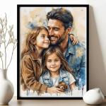 Custom Family Portrait Wall Art for Any Occasion