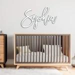 Custom Wooden Name Sign for Nursery Decor