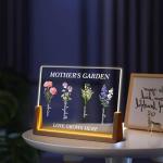 Custom Birth Flower Frame for Mom and Grandma