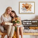 Personalized Family Puzzle Canvas Print for Mom