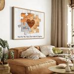 Personalized Family Puzzle Canvas Print for Mom