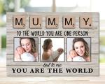 Personalized Canvas Poster for Moms - You Are My World