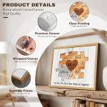 Personalized Family Puzzle Canvas Print for Mom