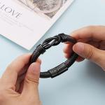 Men's Leather Knot Bracelet for Special Occasions