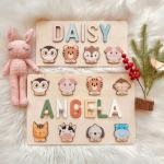 Personalized Name Puzzle for Kids and Toddlers