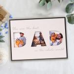 Personalized DAD Photo Frame for Table Display